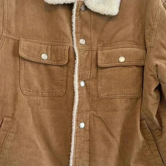 Urban Outfitters BDG Corduroy Sherpa Trucker Jacket - Picture 4 of 7